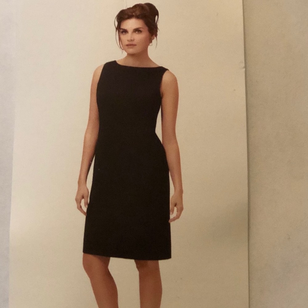 NWT London Times Little Black Sheath Dress Size 8 New